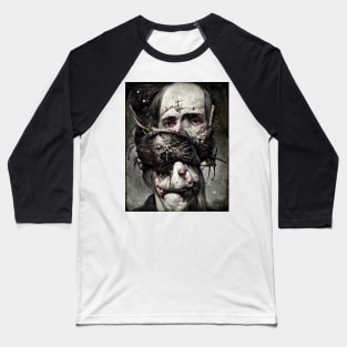 Horror Portrait #14 Baseball T-Shirt